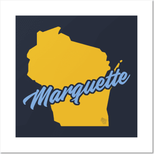 Marquette Script State Posters and Art